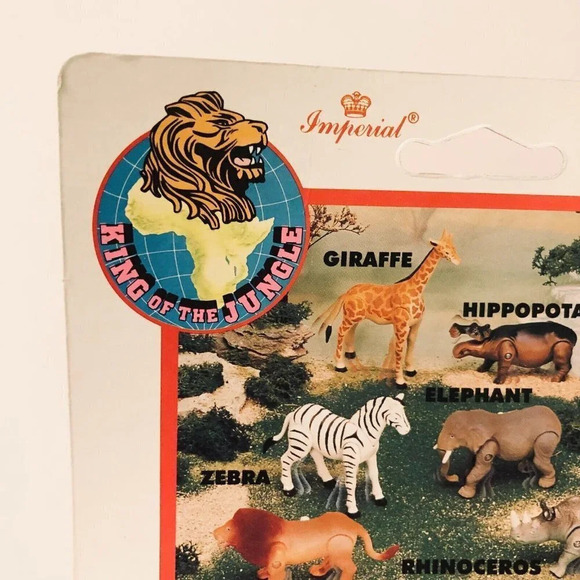 Vtg 1993 Imperial Wild Animal Giraffe Wind Up Action Toy - Picture 9 of 14